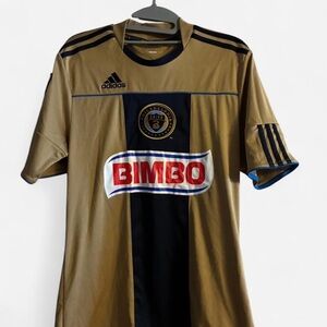 Women’s Adidas Philadelphia Union Gold jersey size M
